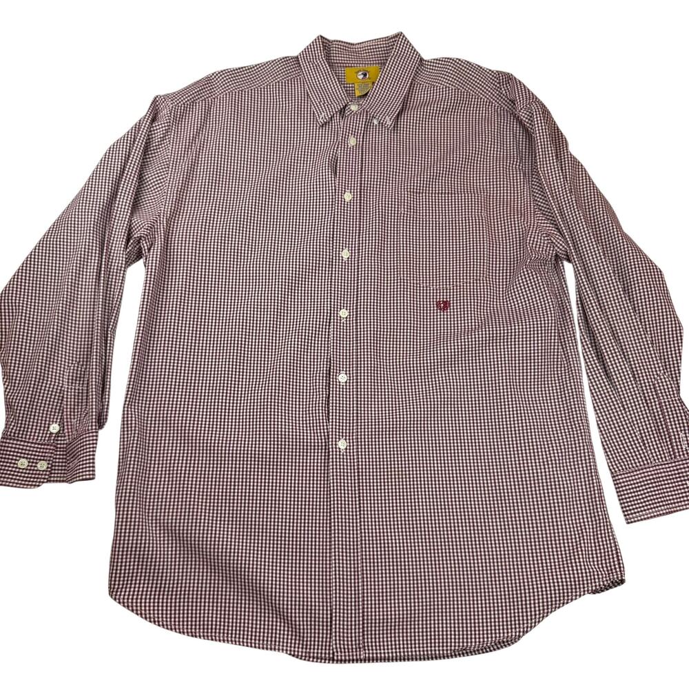 Vintage Duck Head Plaid Button Down Shirt - Size XL